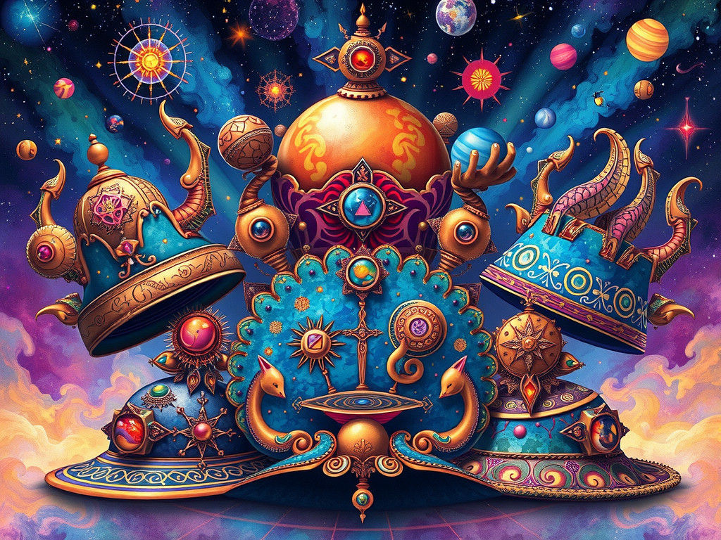 Cosmic Hats in Holographic Style