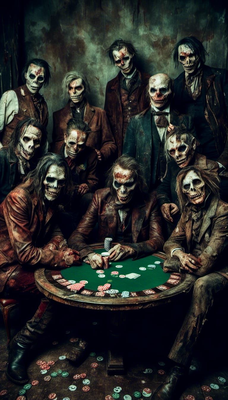 Macabre Gambling Den Scene