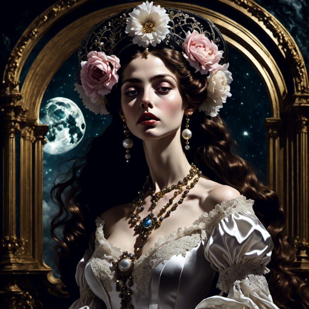 Cosmic Figure in Classical Psychedelic Realism