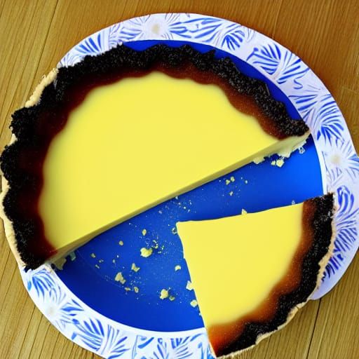 Delicious Tropical Custard Pie with Exotic Fruits