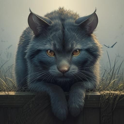 Surreal Blind Mice in a Stormy Night