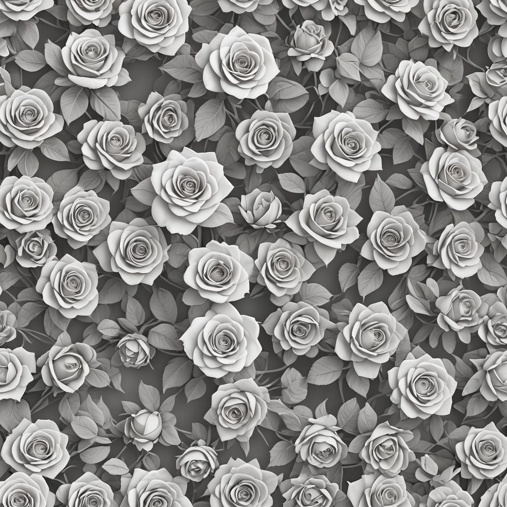 Rosé Flowers with Ambient Occlusion