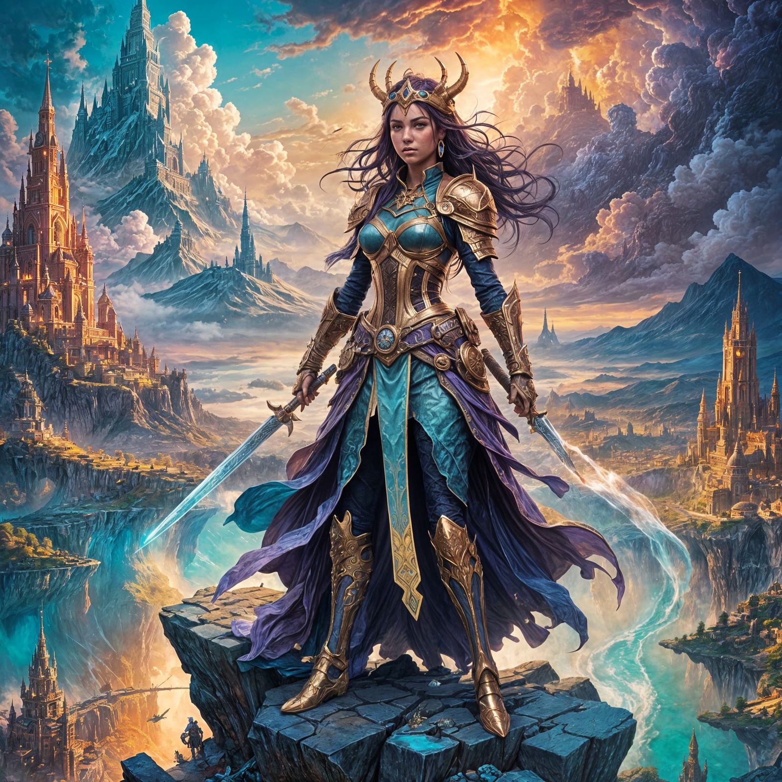 Detailed Matte Painting from The Final Fantasy