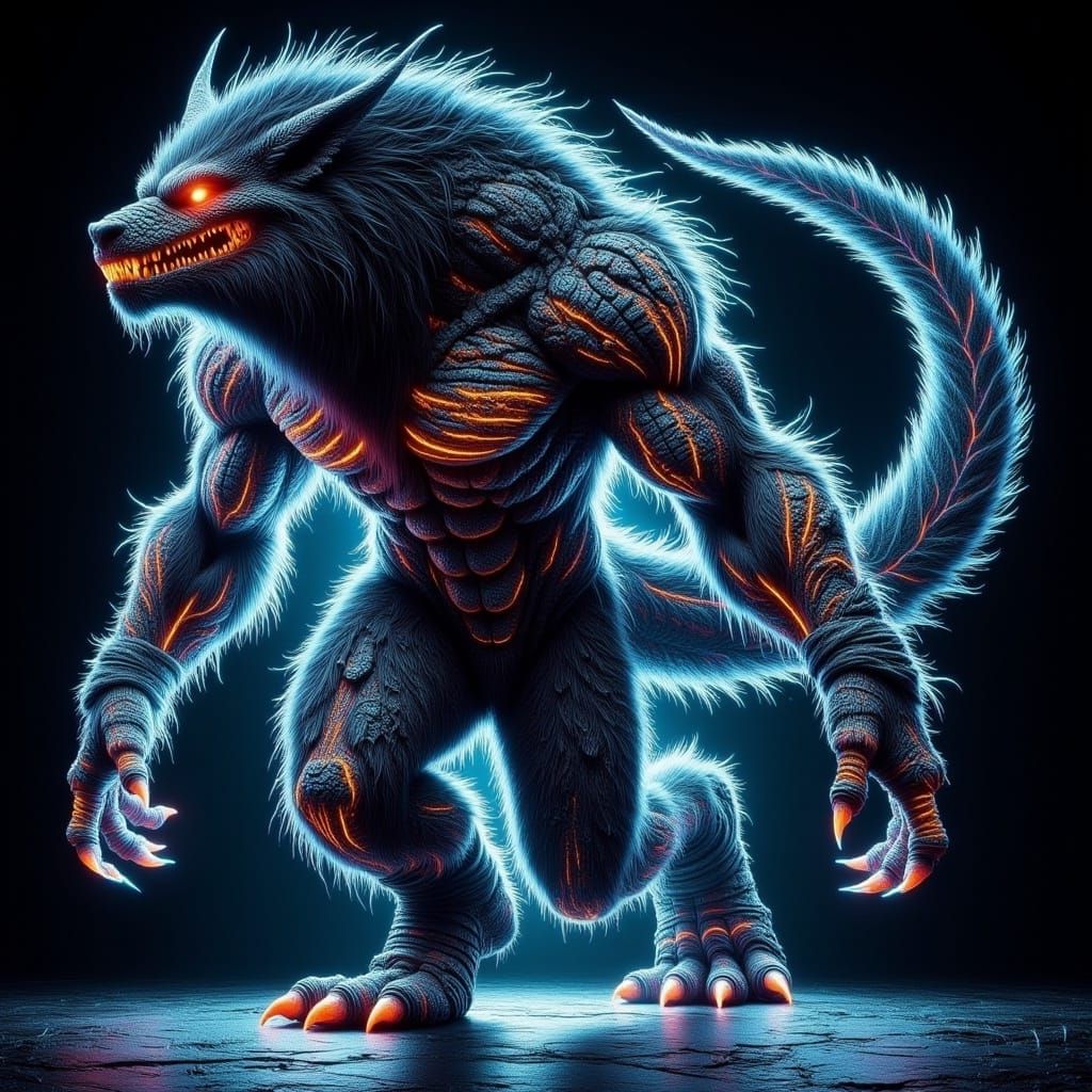 Perfectly Symmetrical Anatomical Creature