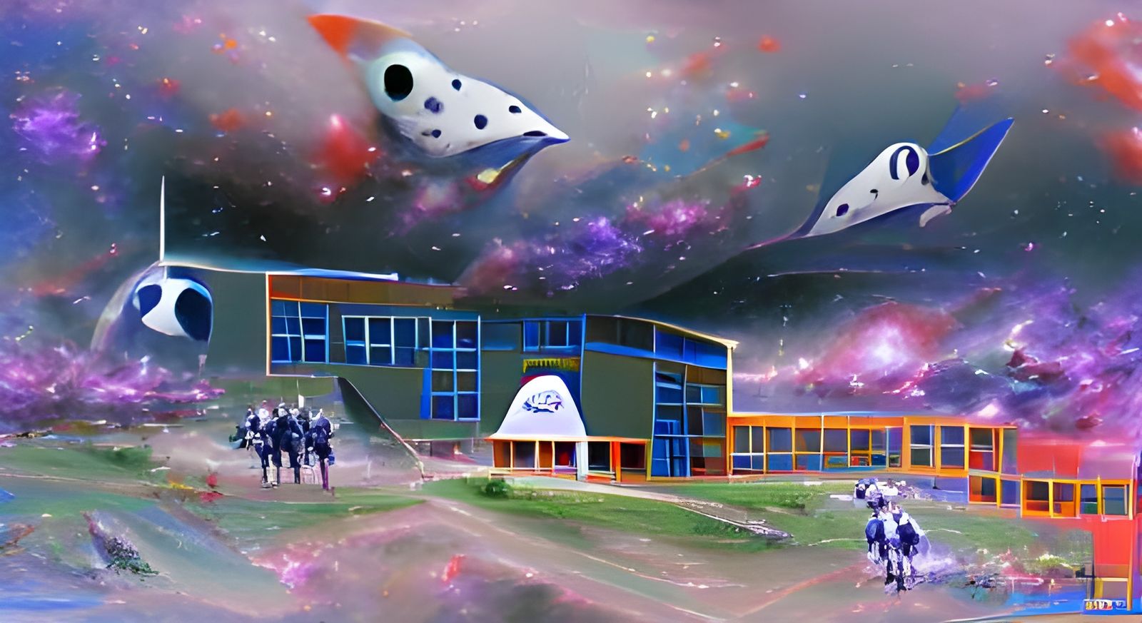 The Space School: An AI Interpretation