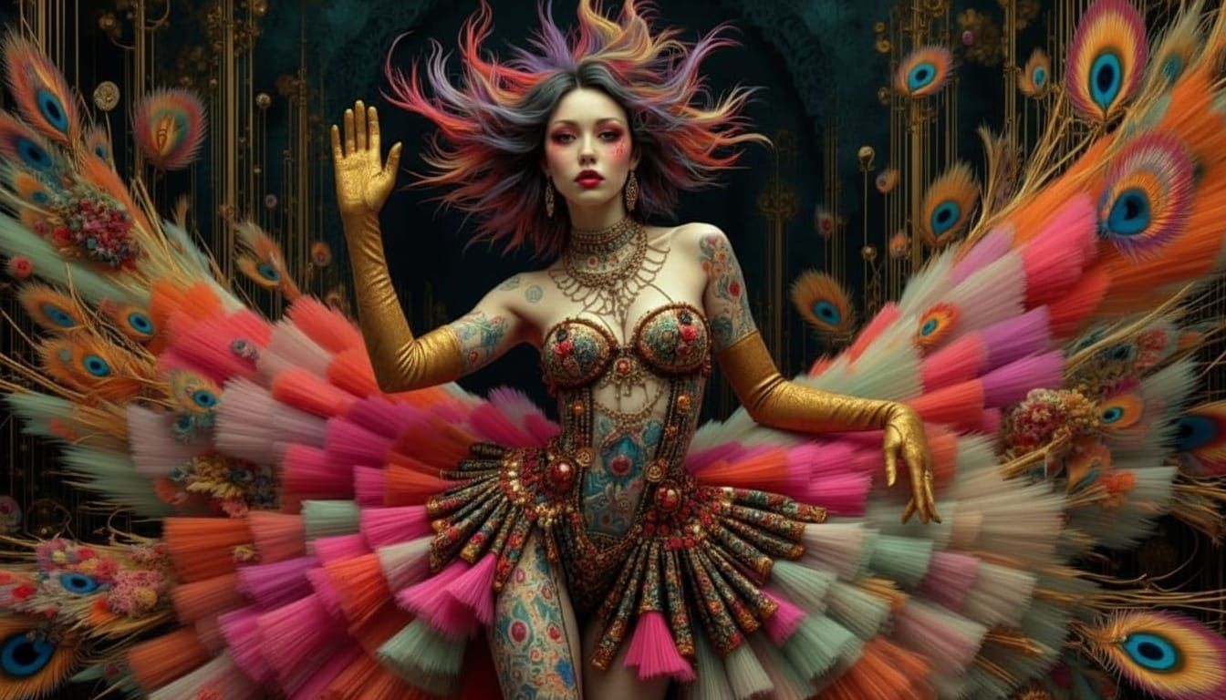 She is a Vivid Canvas