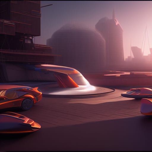 Retrofuturistic Masterpiece in Photorealistic Style