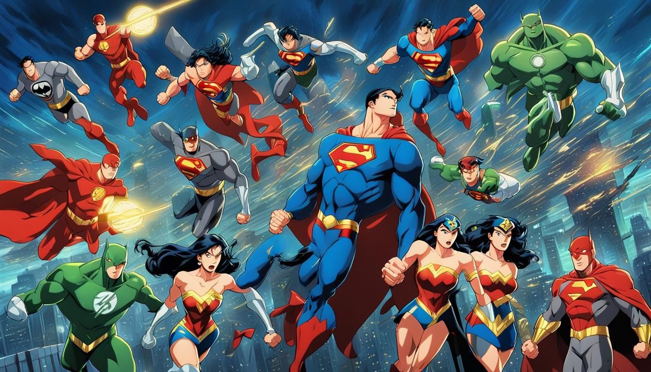 Justice League Animated Series Action Scene