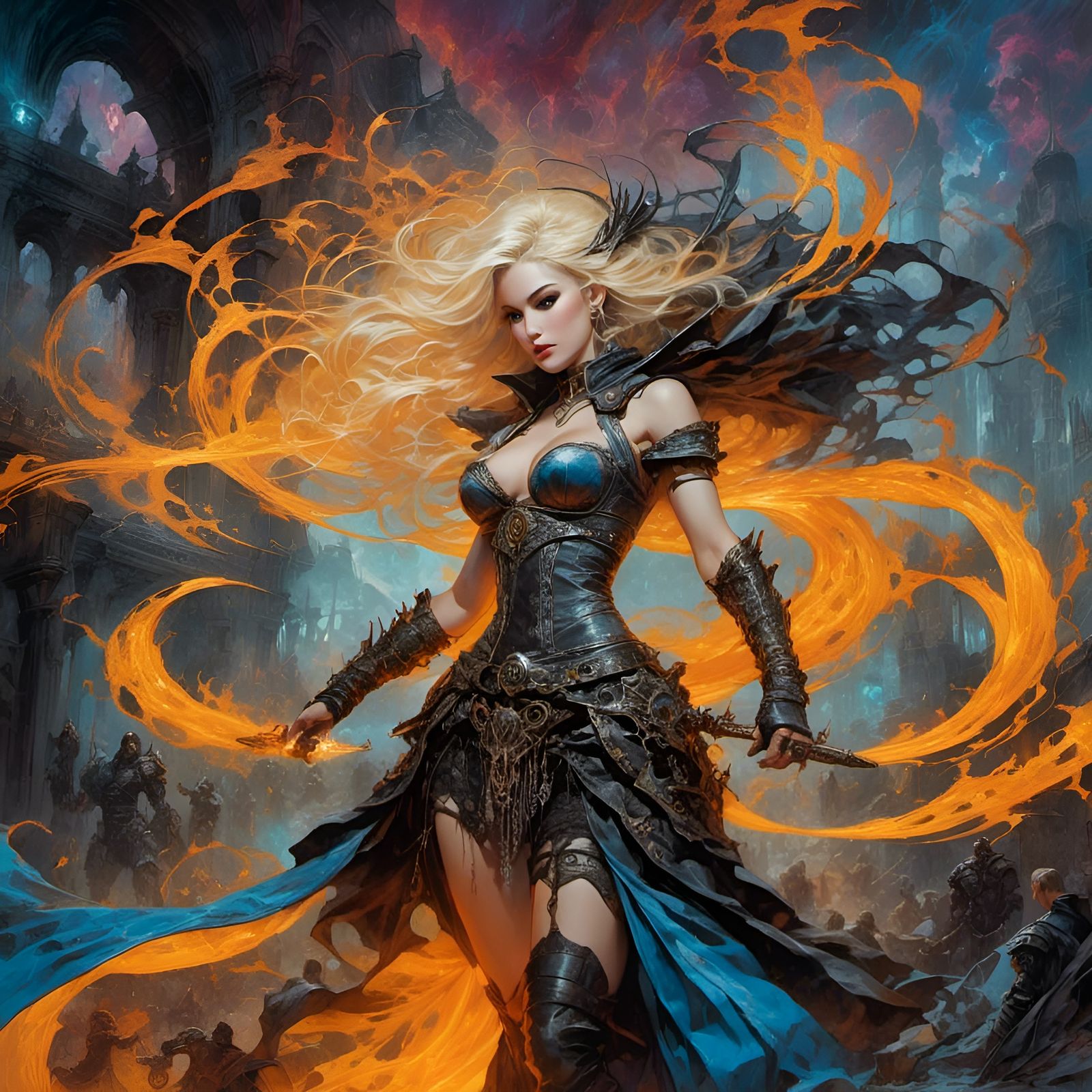 Cosmic Dreamscape Odyssey in High Gothic Style