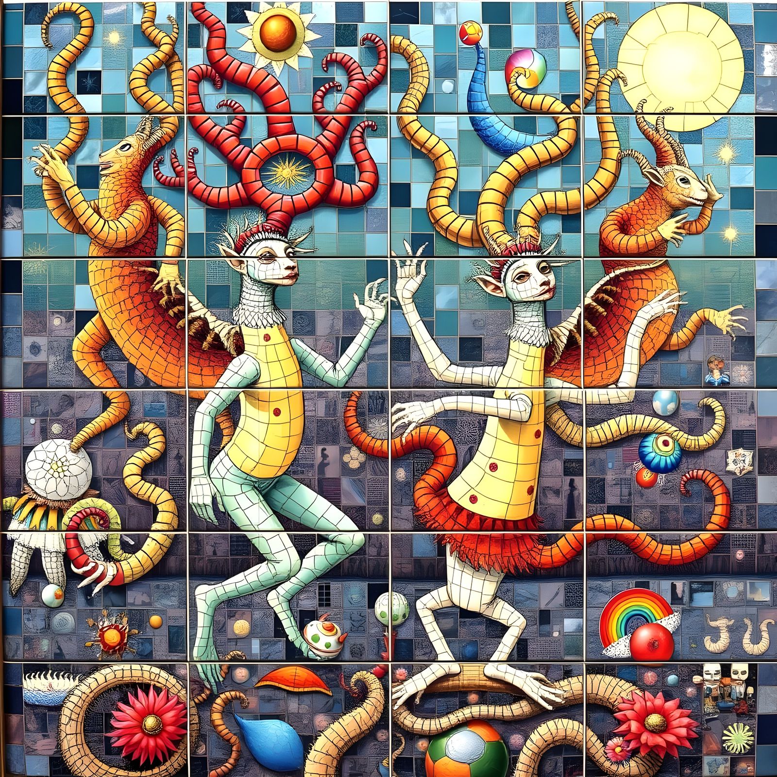 Ummugrunt Dancers Mosaic