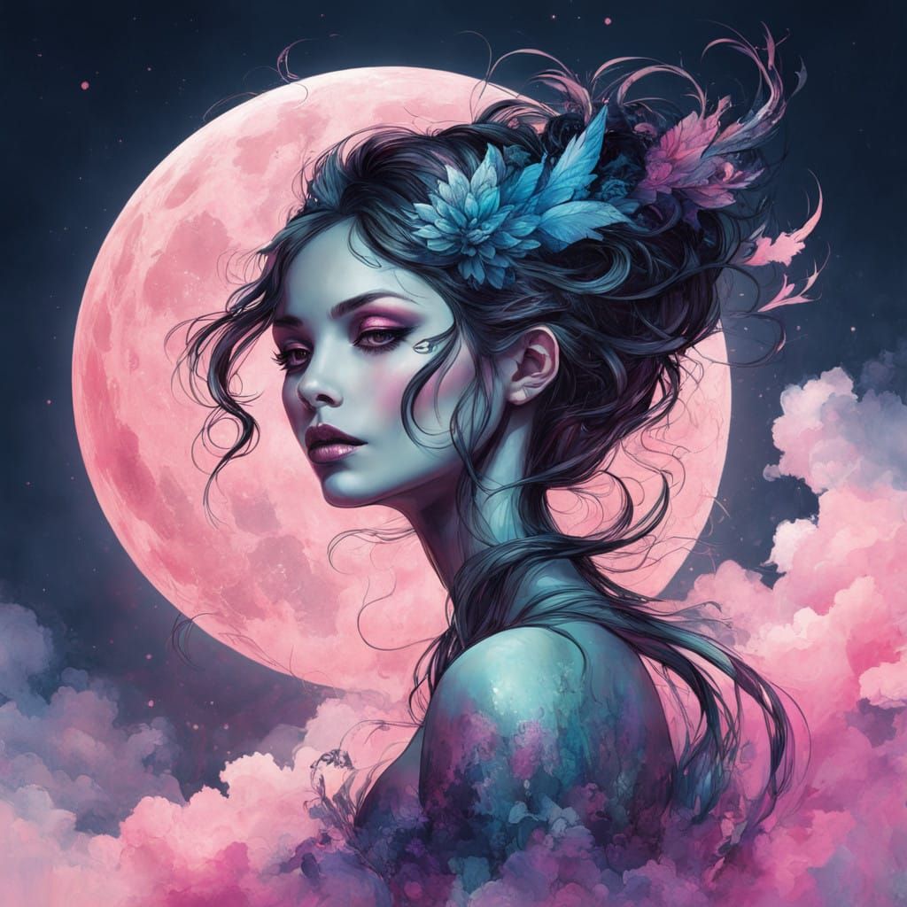 Ethereal Rainbow Monster in Dreamscape Realism Style