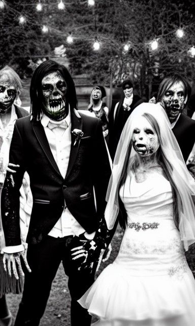 Zombie at Wedding