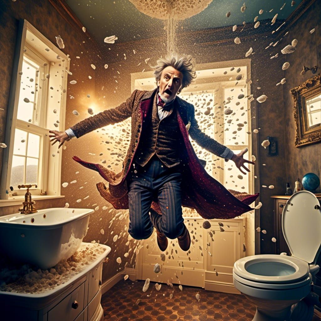 Doctor Who's Seventh Bathroom Mishap in Hyperrealism