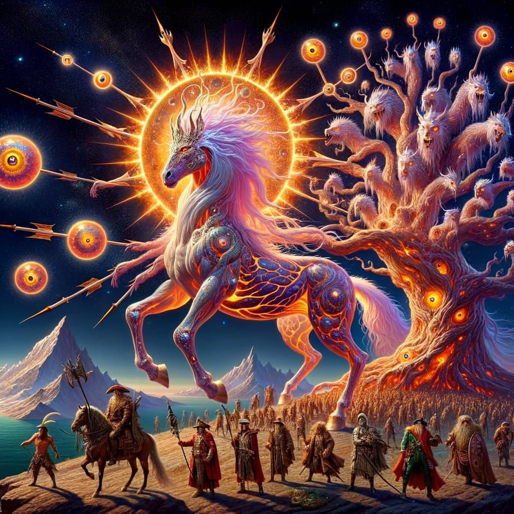 Cosmic Centaur Emperor with Dragon Eye Tree