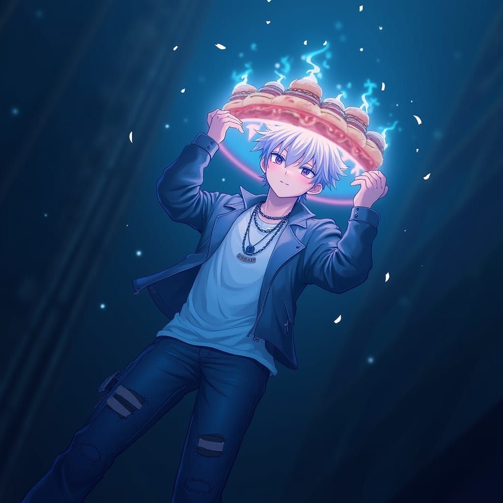 Anime Emo Teen Uses Superpowers to Feed Homeless City Dwelle...