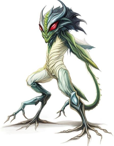 Eldritch Insectoid: Alien Creature Design