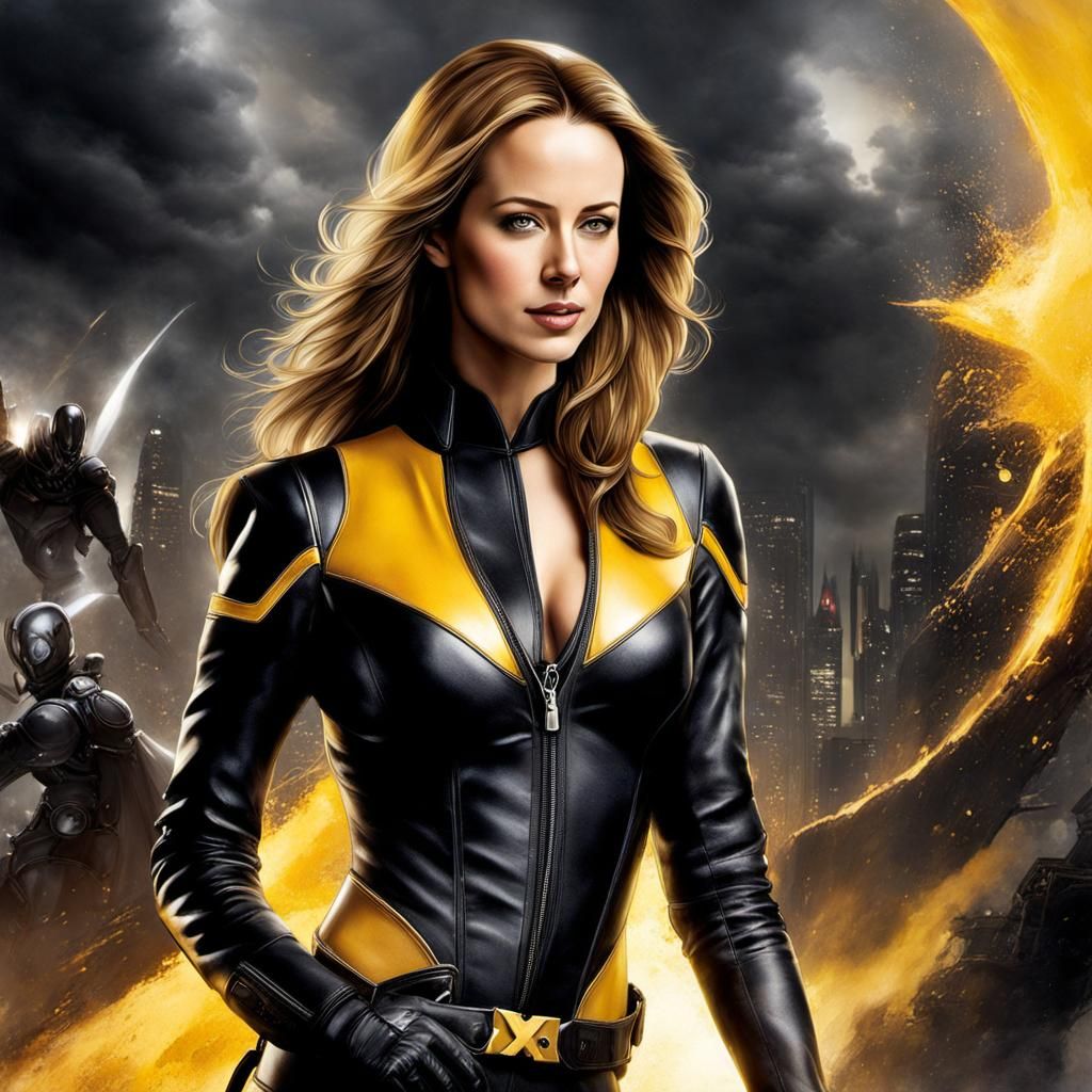 Caitlin Strucker in X-Men Suit by Luis Royo