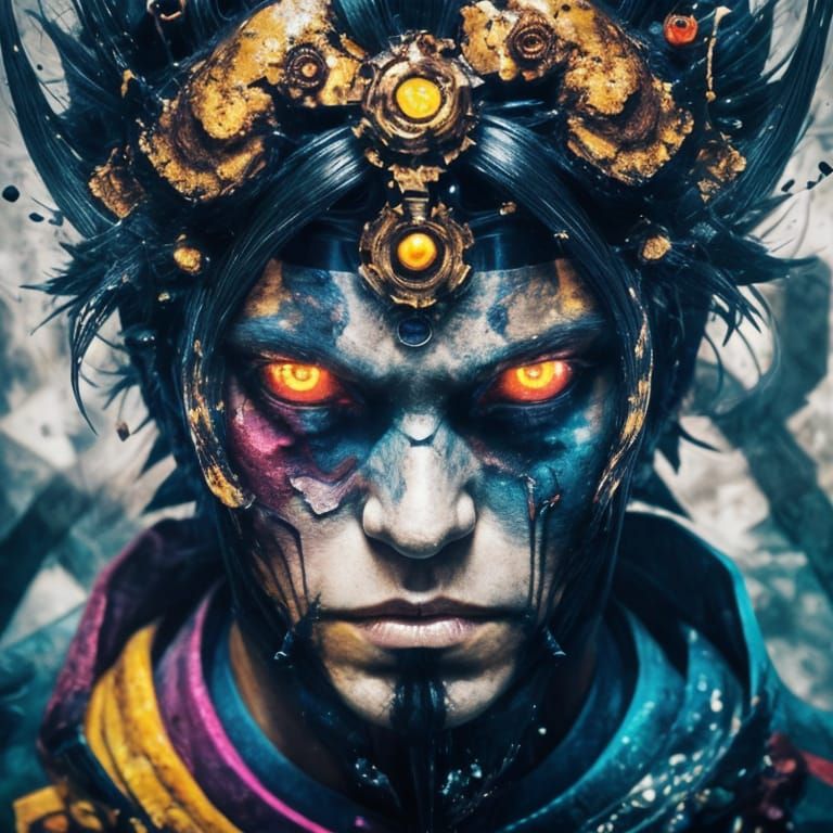 Ethereal Anime Night Cafe Scene in Vibrant Colors