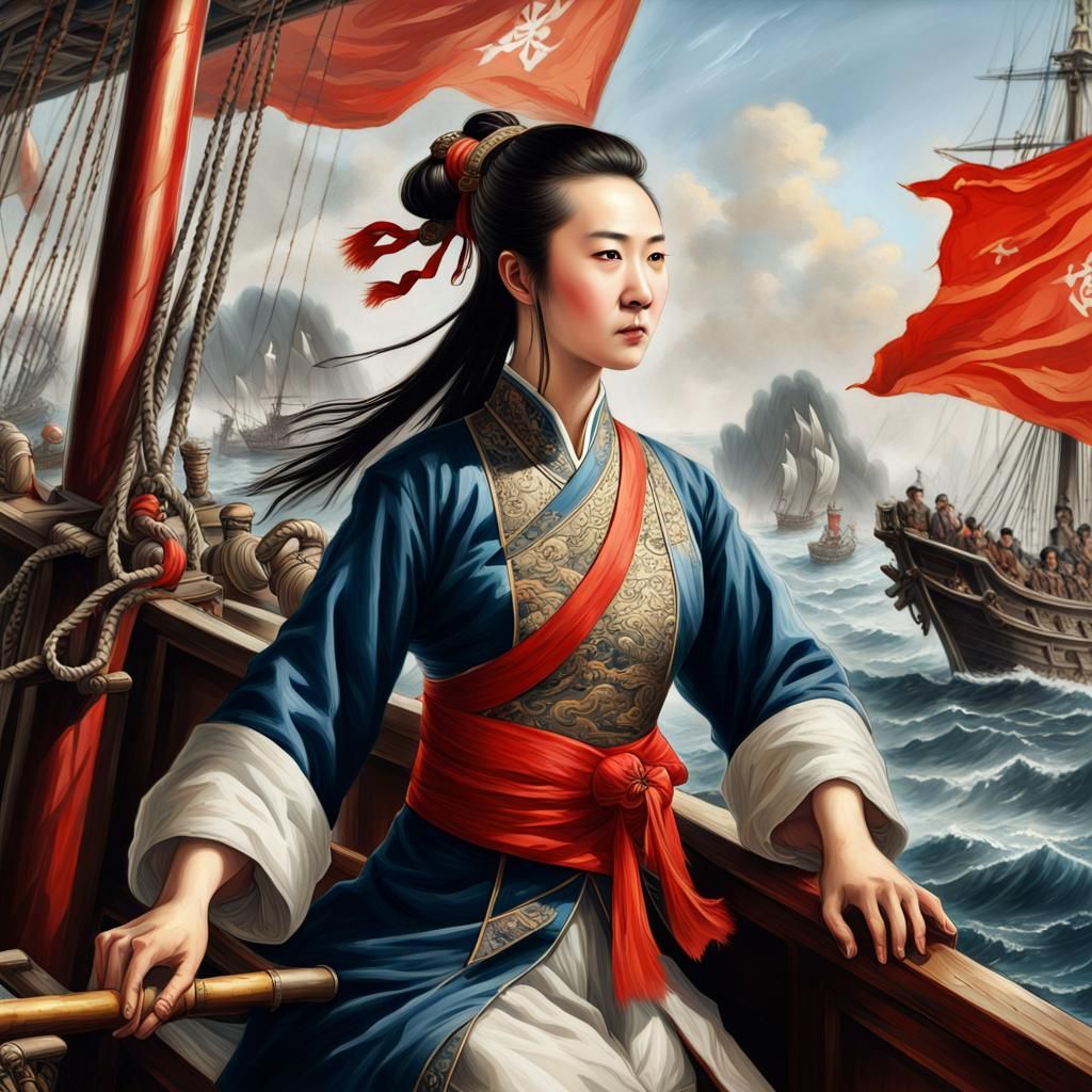 Zheng Yi Sao Leads the Red Flag Fleet
