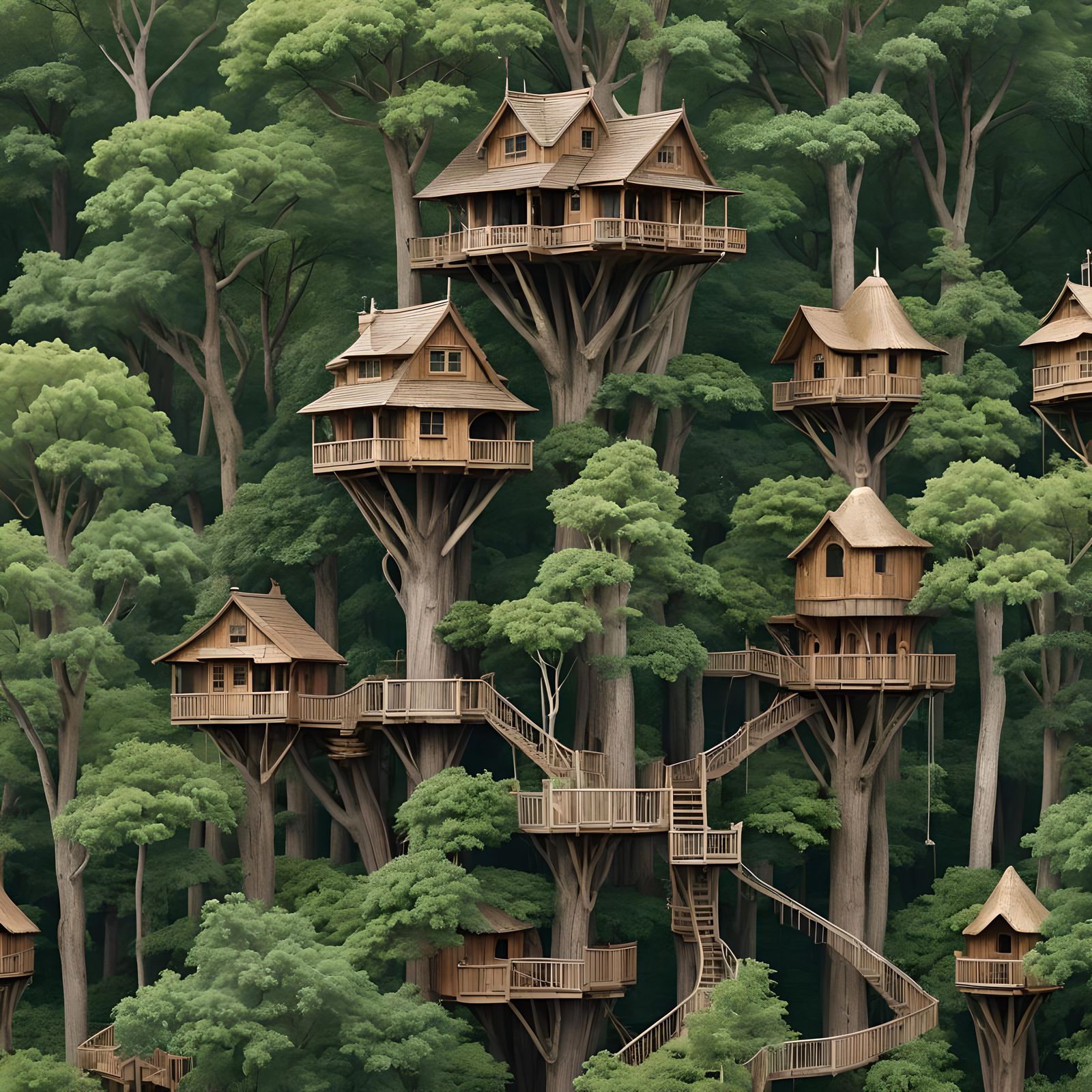 AI Treehouses: A Digital Interpretation