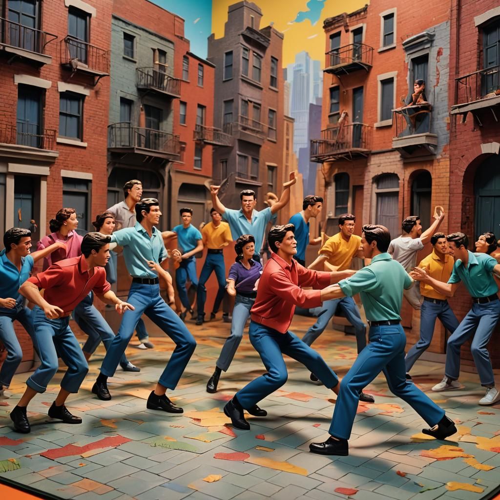 West Side Story: Colorful Pop-Up Book Dance Battle