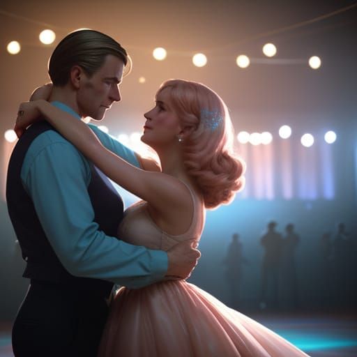 They met on the dance floor in the old high school gym
He fe...