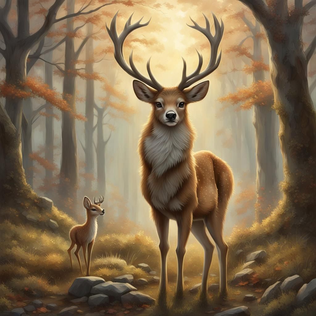 Abstract AI-Generated Art from Complex Prompt