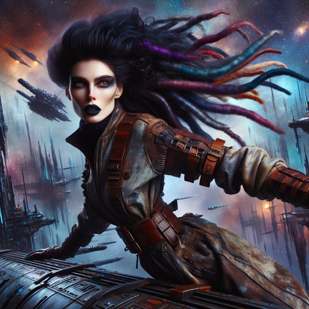 7 - Space Pirate - Very modified prompt in Dall-e3