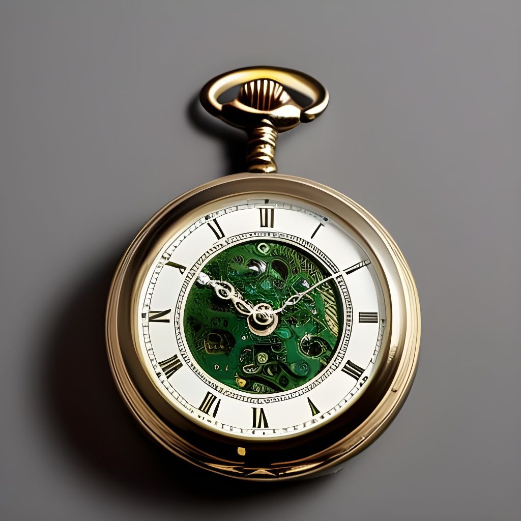 Intricate Steampunk Pocket Watch in 8K Resolution