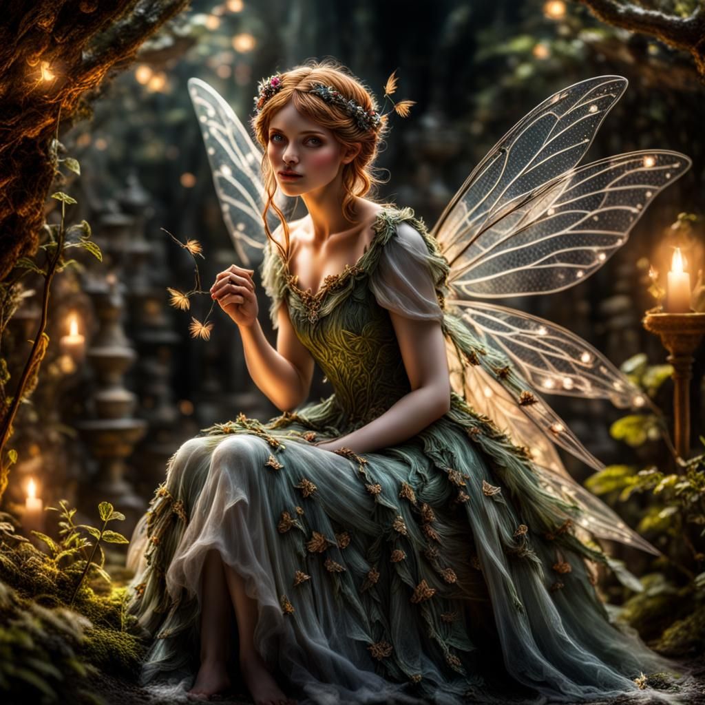 Hyperrealistic Fairy with Intricate Details
