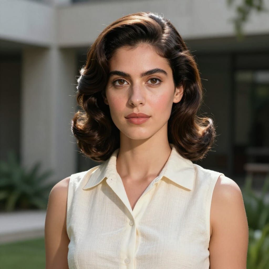 Photorealistic Portrait of Inés Azócar Johanson