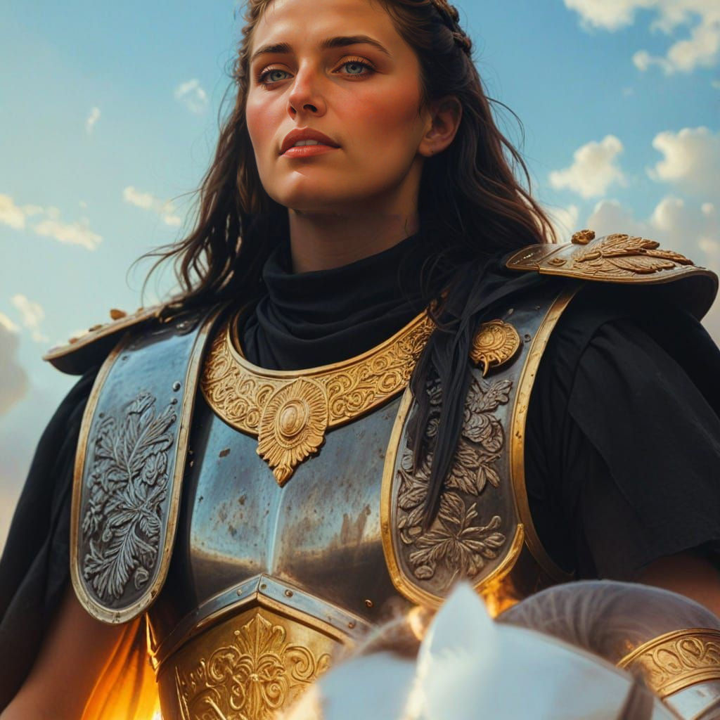 Macedonian Warrior Queen Basks in Divine Light