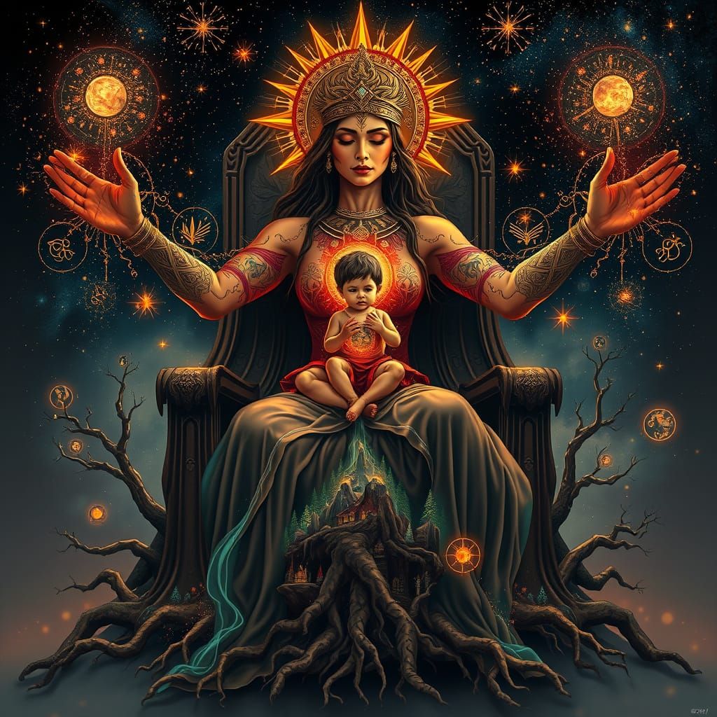 Mother Goddess Unveils Cosmic Legacy