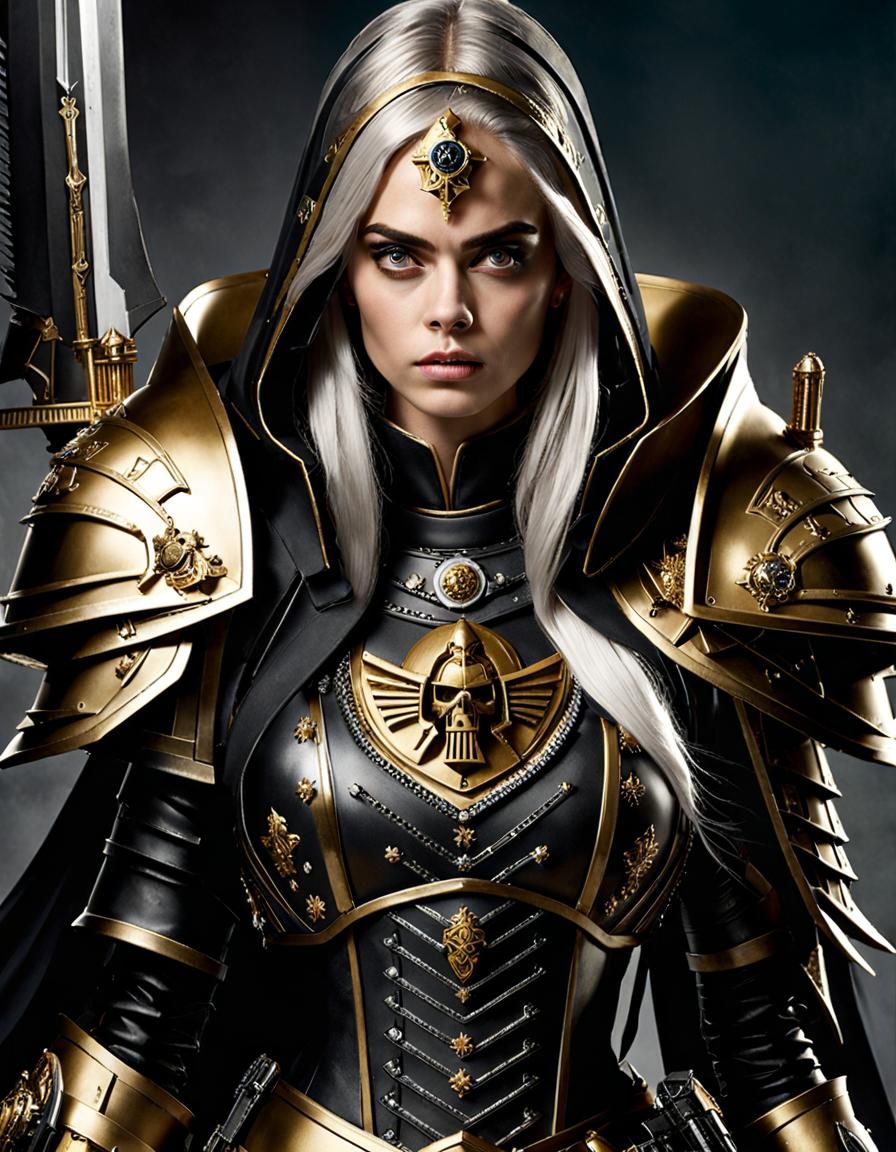 Sister of Battle in Ornate Armor