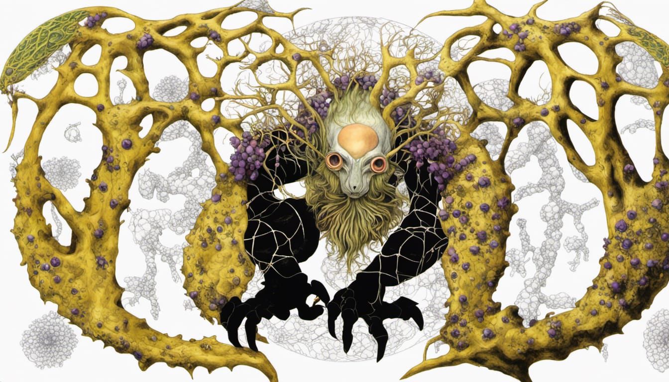 Fractal Landscape with Native Australian Elements