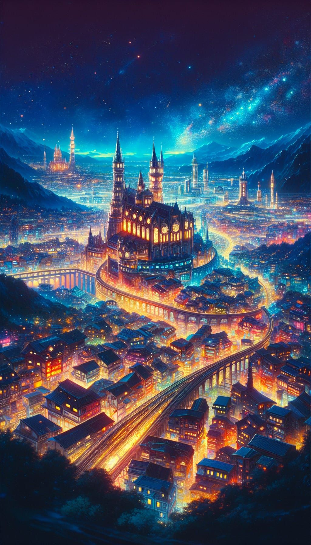 Beautiful city at night