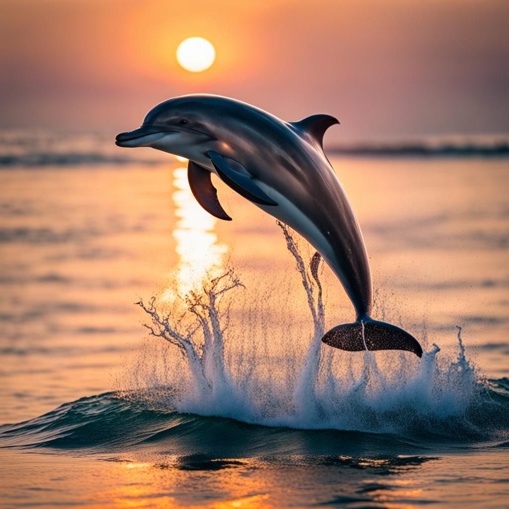 Dolphin Sunset: Professional Ocean Photography