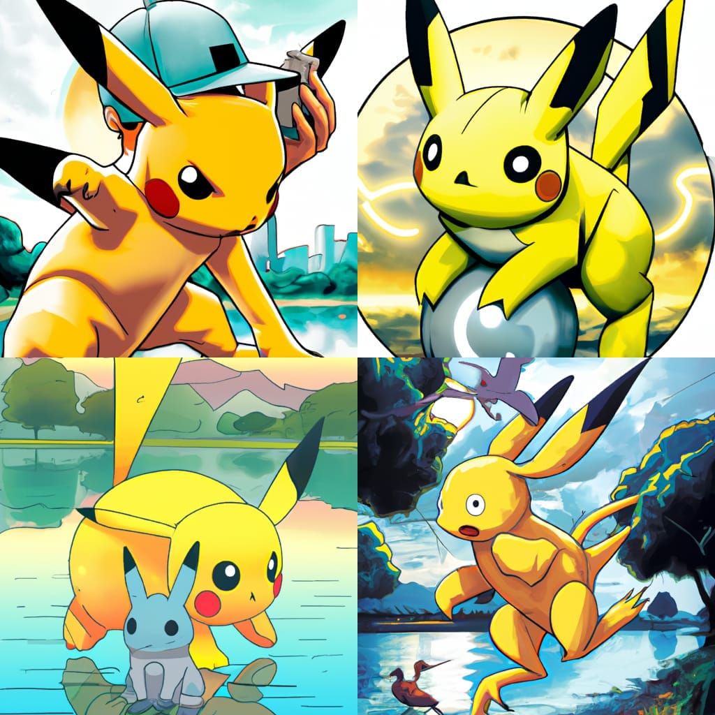 Dynamic Pokémon Comic Book Art