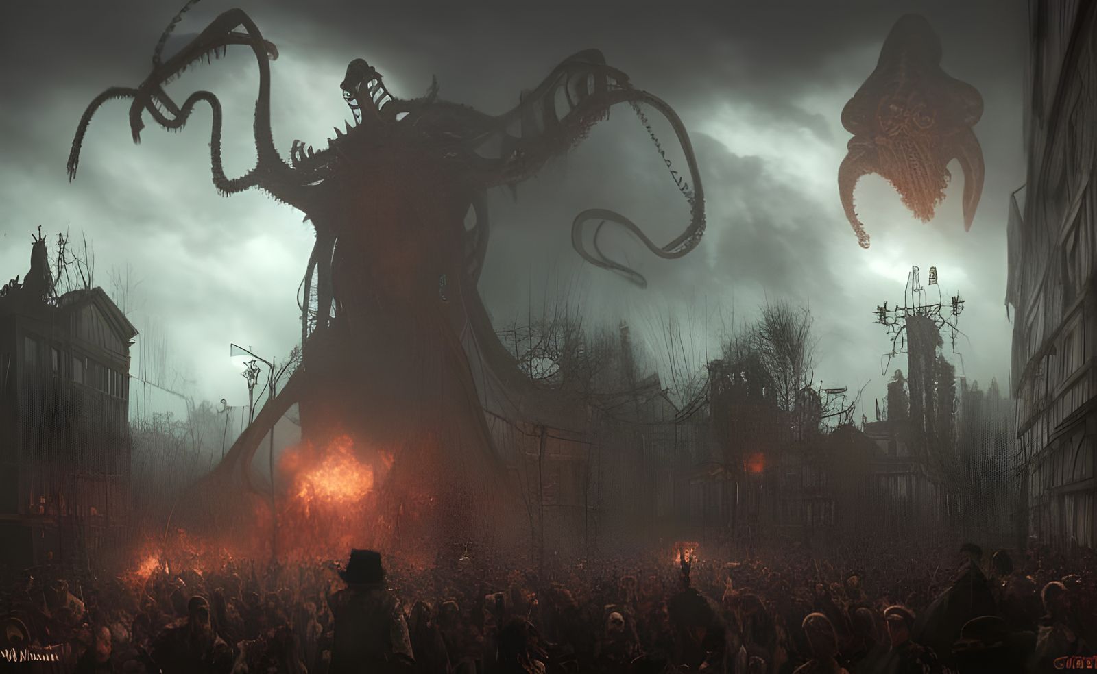 Cthulhu Destroys Post-Apocalyptic Carnival: Digital Horror A...
