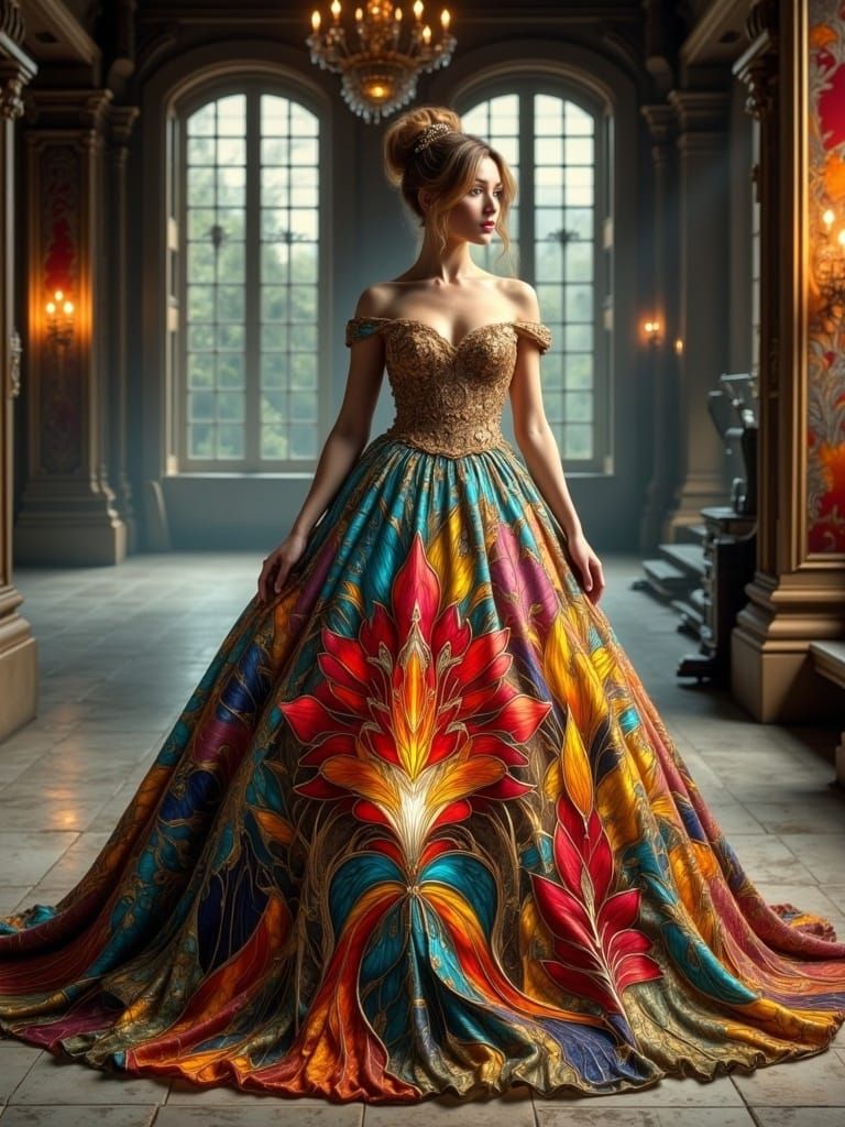 Ethereal Stained Glass Beauty