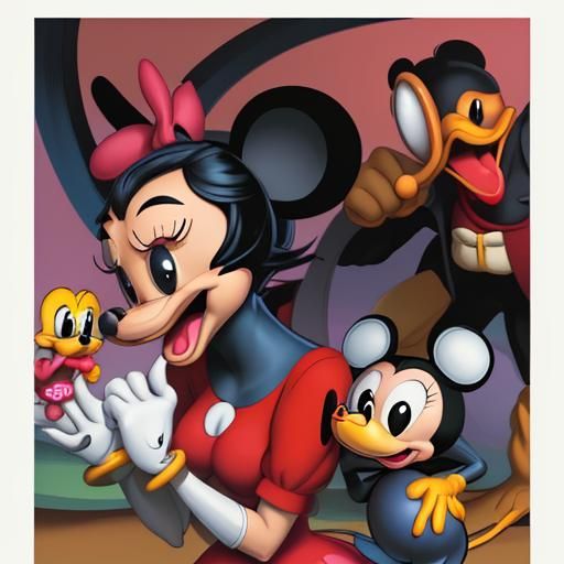 Disney's 'See No Evil' in Comic Book Art