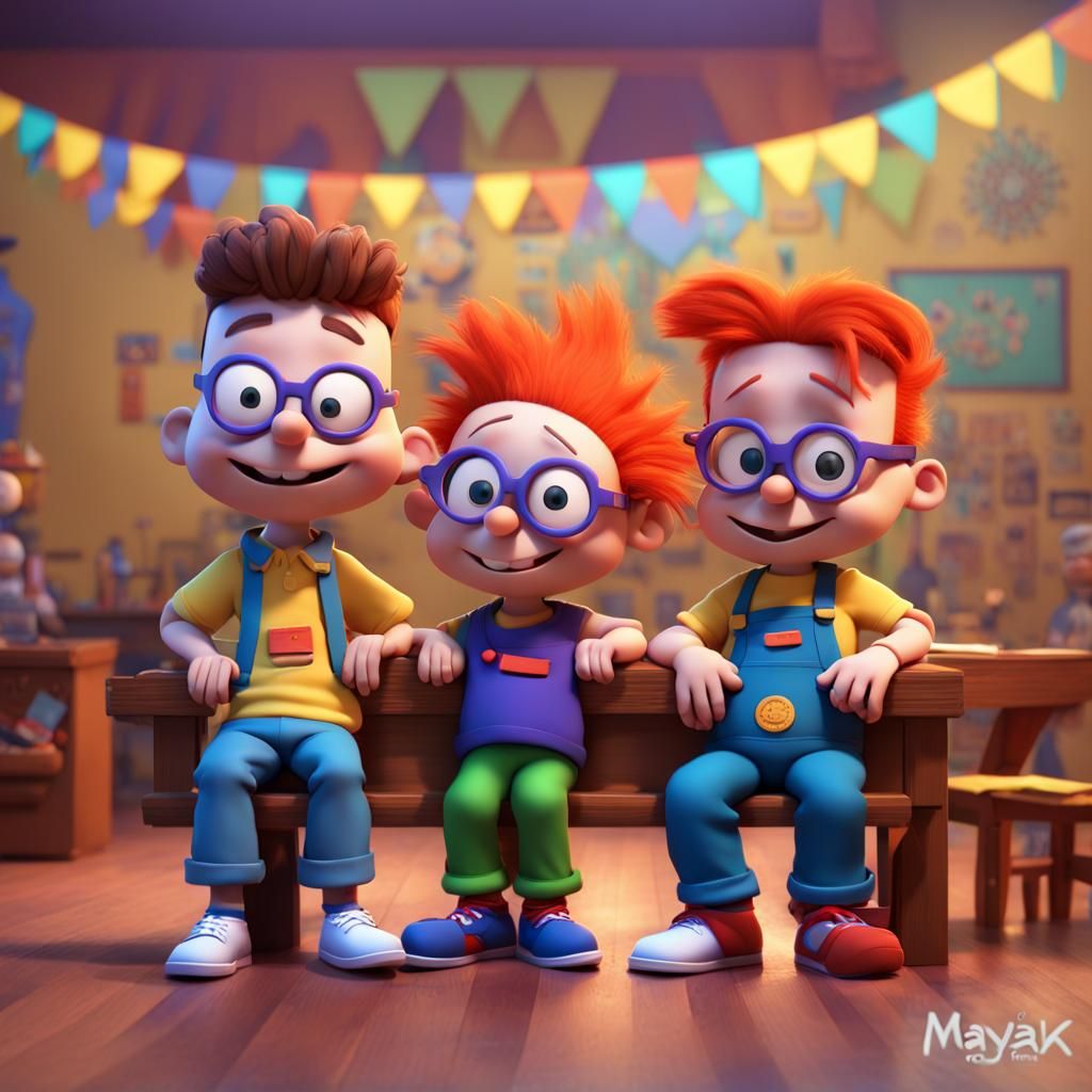 Rugrats Crew Reimagined as Pixar-Style 3D Art