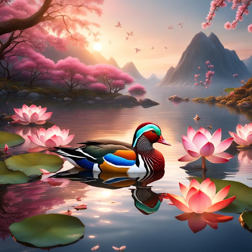 Mandarin duck