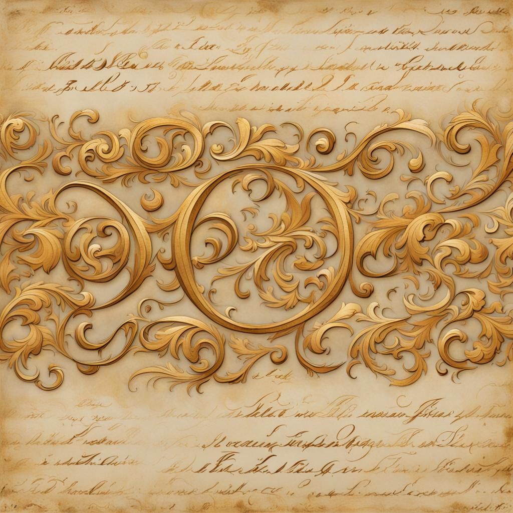 Elegant Calligraphic Script "Luca" in Golden Light