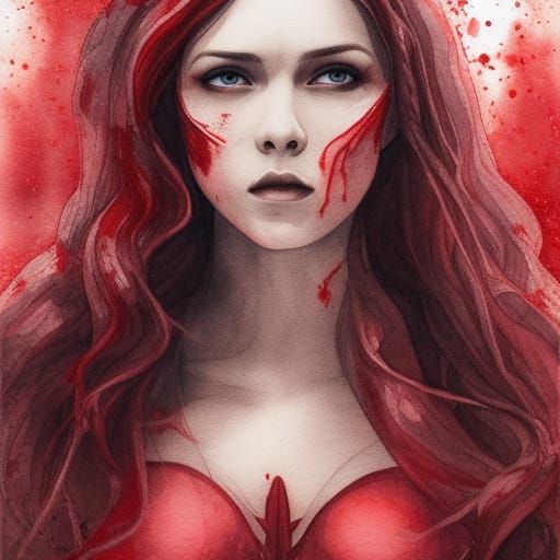 Scarlet Witch aka Wanda Maximoff