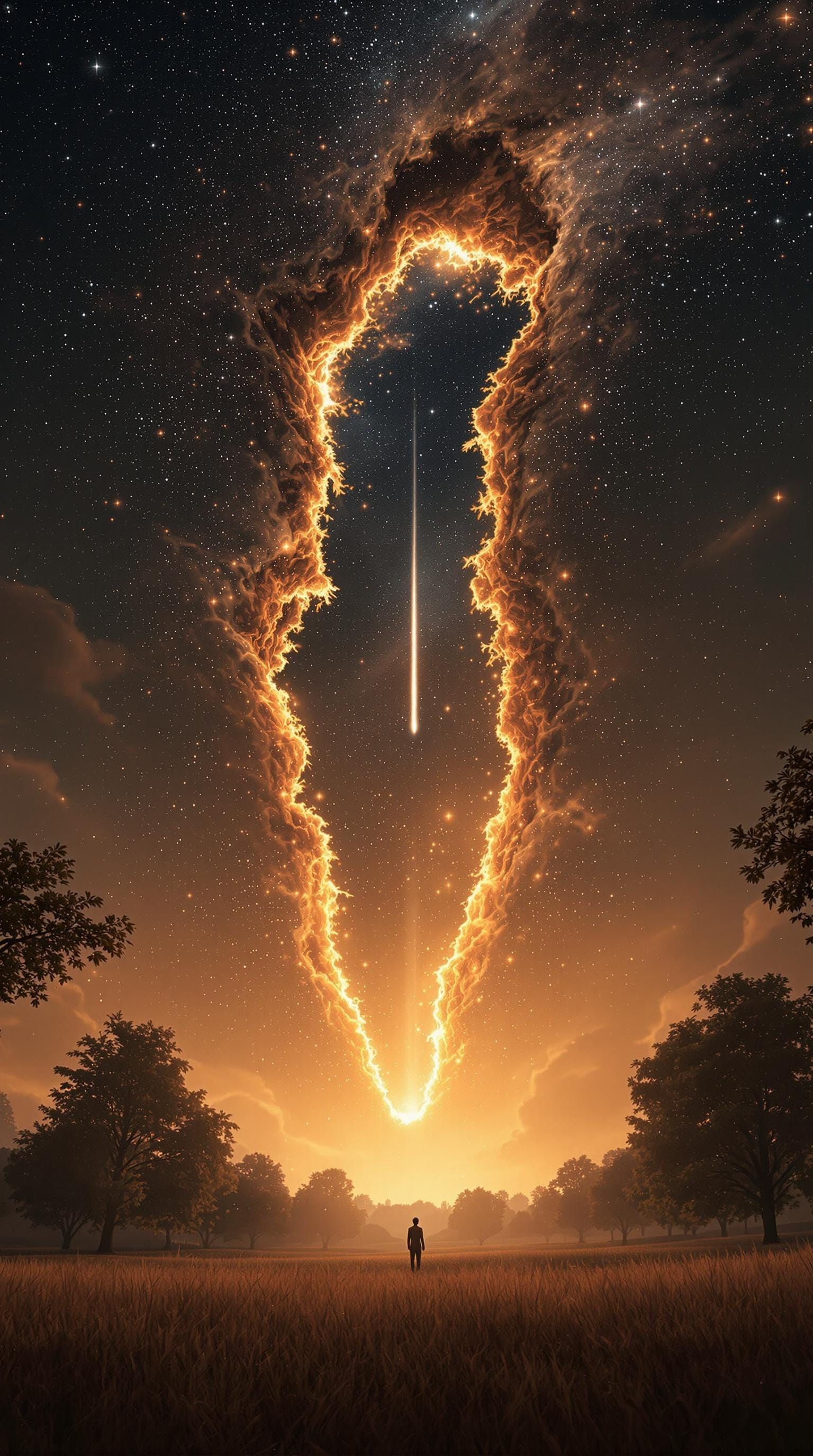 Cosmic Vortex Unveils Ancient Universe