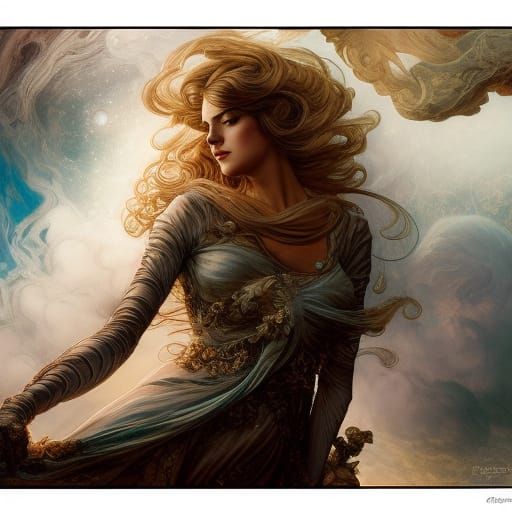 Jupiter Off-Gassing Rococo Digital Art