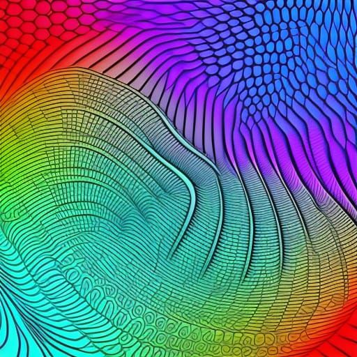 Mysterious and unnatural rainbow. Frightening. Off-kilter. Unnerving and yet beautiful, featuring all the colors of the ...