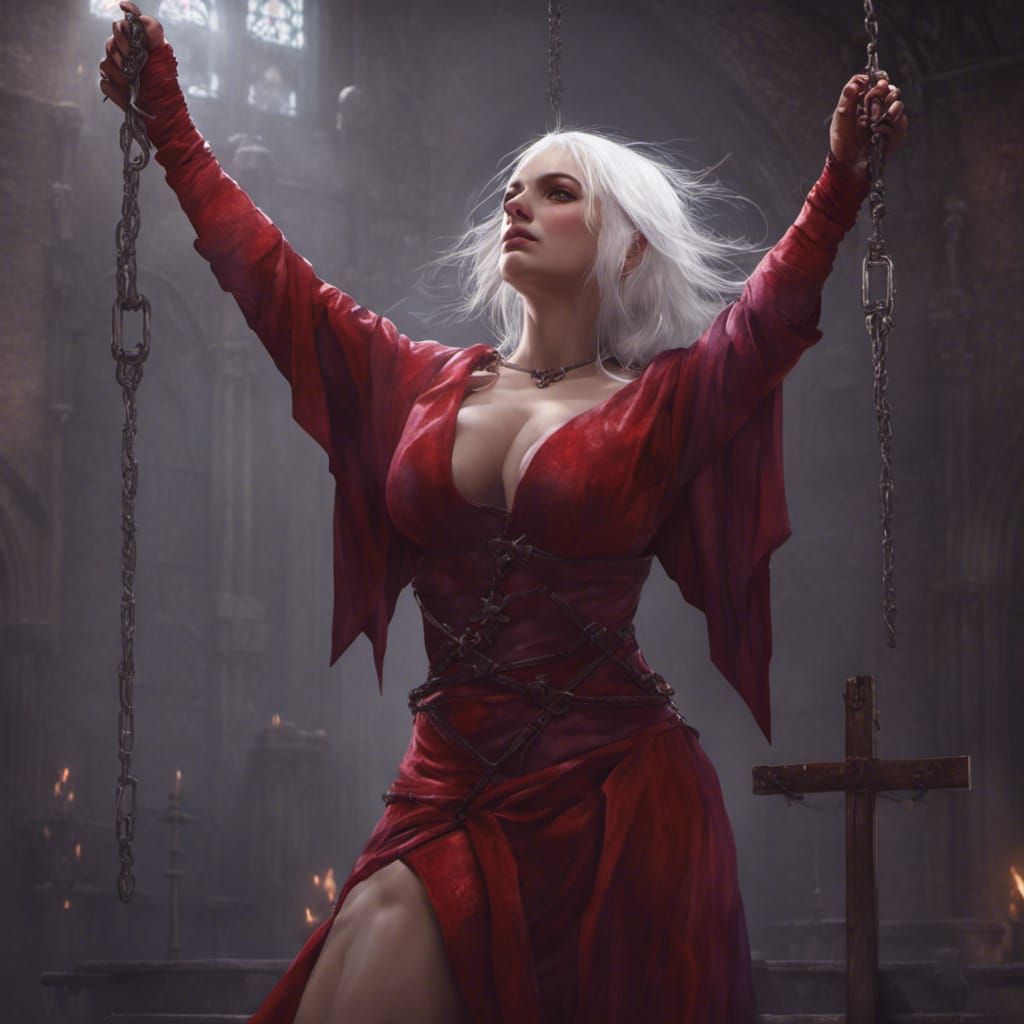 Cruel Princess: Dark Fantasy Art in 8k Resolution