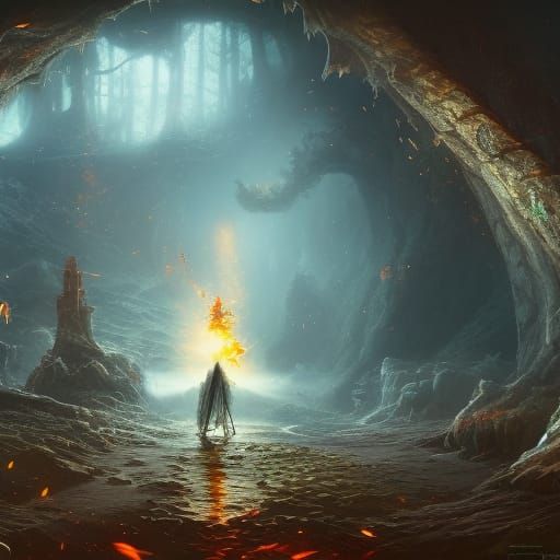 Fantastical 3D Art Emerges from Paper Hole